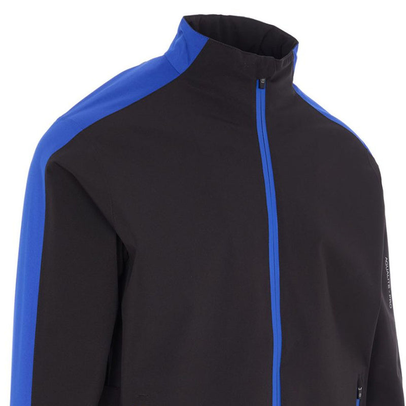 ProQuip Junior Aqualite Pro Waterproof Jacket - Black/Magnetic Blue