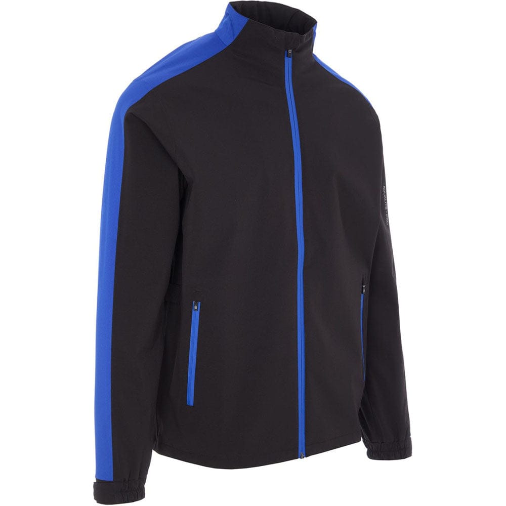 ProQuip Junior Aqualite Pro Waterproof Jacket - Black/Magnetic Blue