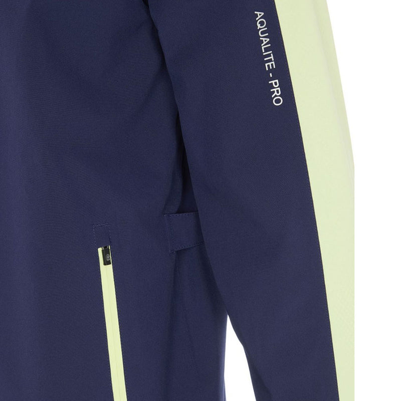 ProQuip Aqualite Pro Rain Waterproof Jacket - Navy/Shadow Lime