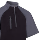 ProQuip Chinook 1/2 Sleeve Wind Shirt - Black/Grey