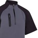 ProQuip Chinook 1/2 Sleeve Wind Shirt - Grey/Black