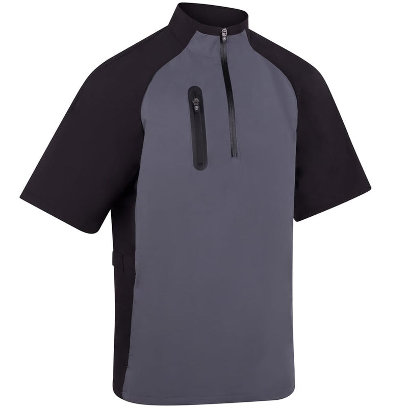 ProQuip Chinook 1/2 Sleeve Wind Shirt - Grey/Black