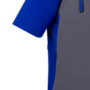 ProQuip Chinook 1/2 Sleeve Wind Shirt - Grey/Magnetic Blue