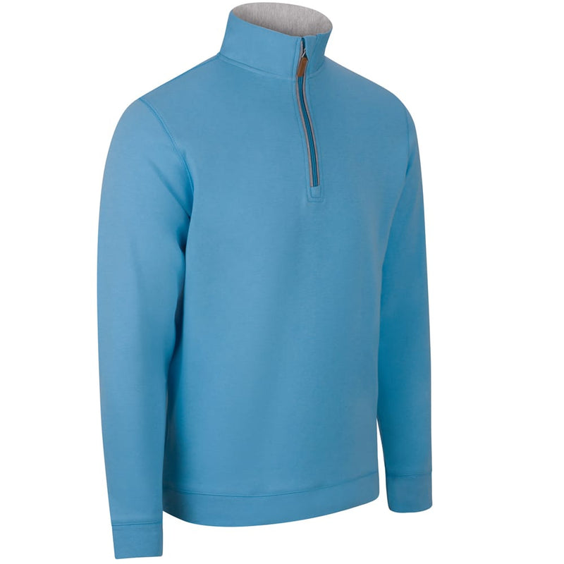 ProQuip Mistral 2 1/4 Zip Pullover - Light Blue