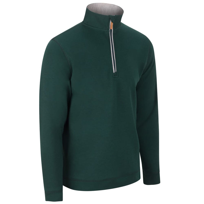 ProQuip Mistral 2 1/4 Zip Pullover - Tartan Green