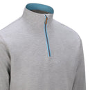 ProQuip Mistral 2 1/4 Zip Pullover - Light Grey
