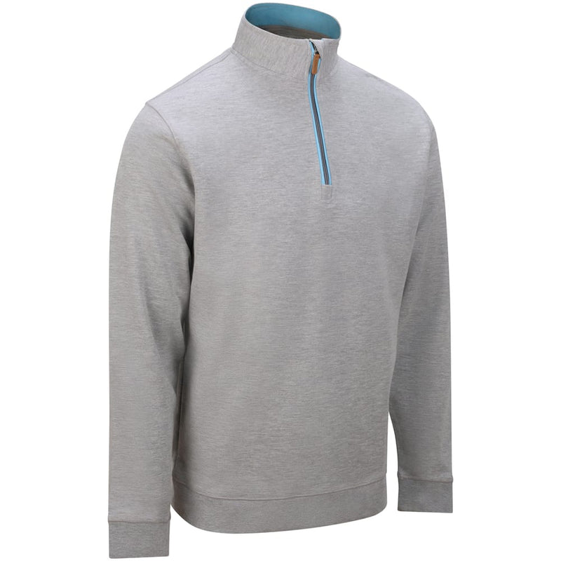 ProQuip Mistral 2 1/4 Zip Pullover - Light Grey