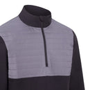 ProQuip Ostro Hybrid 1/2 Zip Wind Jacket - Black/Grey