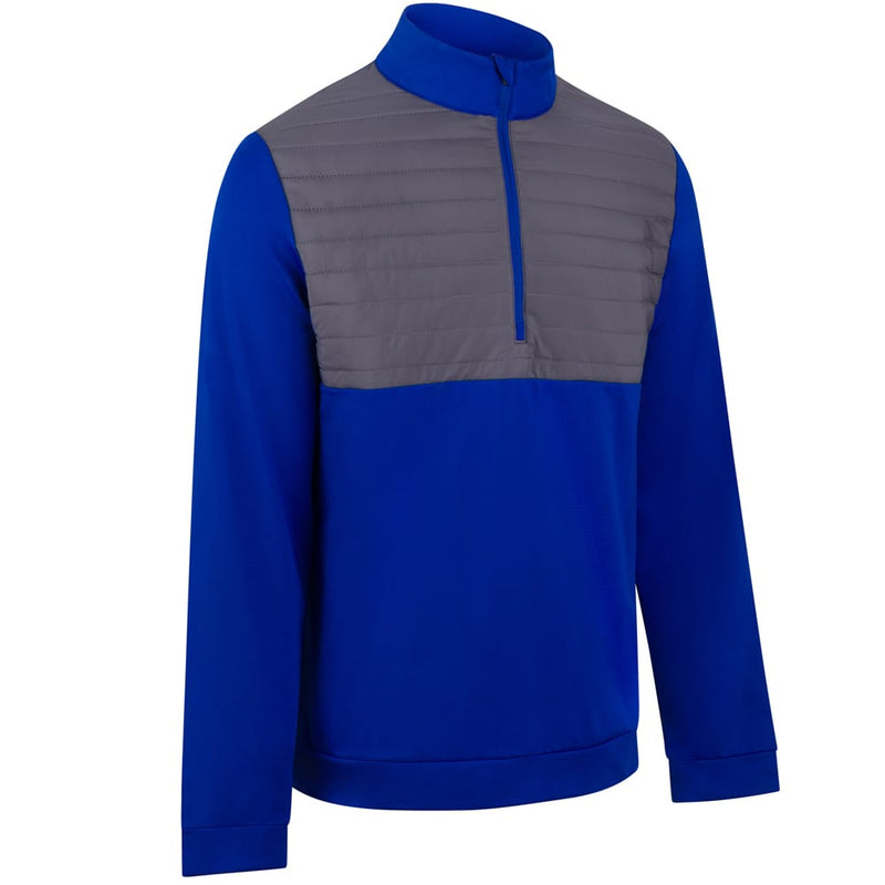 ProQuip Ostro Hybrid 1/2 Zip Wind Jacket - Magnetic Blue/Grey