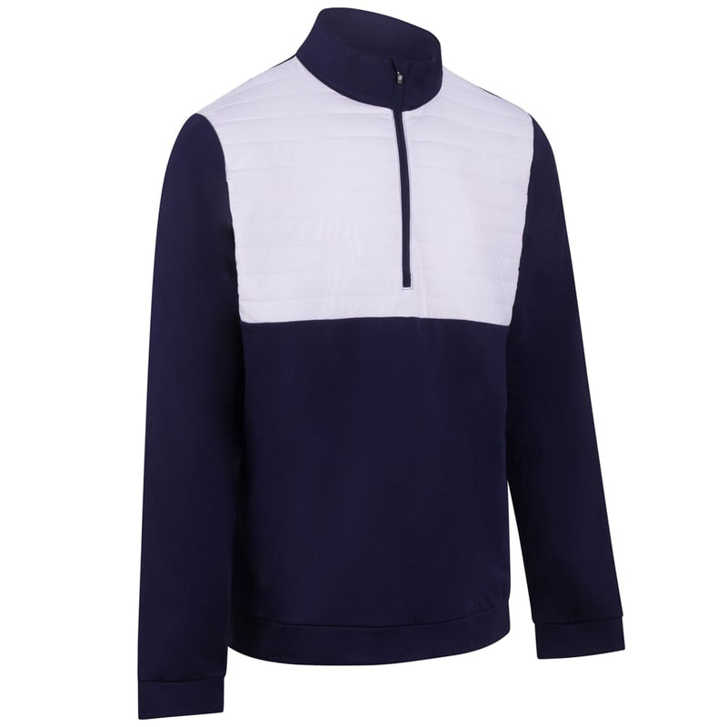 ProQuip Ostro Hybrid 1/2 Zip Wind Jacket - Navy/White