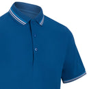 ProQuip Striped Collar Polo Shirt - Blue