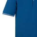 ProQuip Striped Collar Polo Shirt - Blue