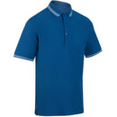 ProQuip Striped Collar Polo Shirt - Blue