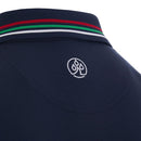 ProQuip Striped Collar Polo Shirt - Navy/Multi