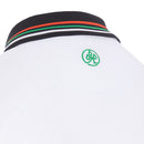 ProQuip Striped Collar Polo Shirt - White/Black