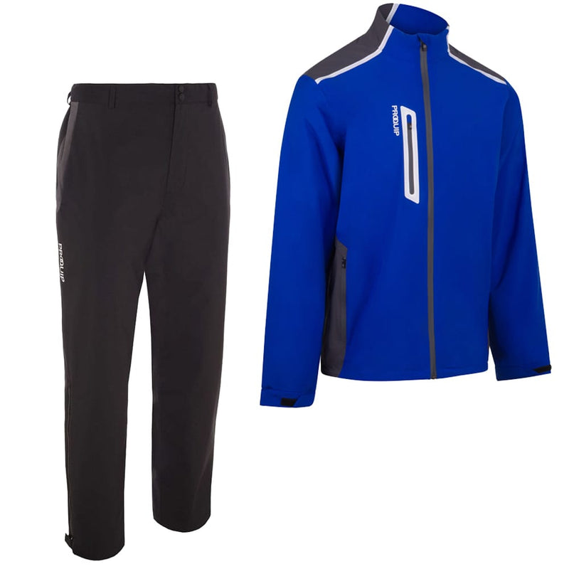ProQuip PX9 Stormforce Waterproof Suit - Magnetic Blue/Grey/Black