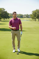 ProQuip Pro Tech Plain Polo Shirt - Violet Quartz