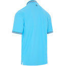 ProQuip Striped Collar Polo Shirt - Azure