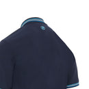 ProQuip Striped Collar Polo Shirt - Navy