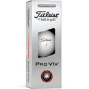 Titleist Pro V1x Enhanced Alignment Golf Balls - FREE Personalisation - White - 12 Pack