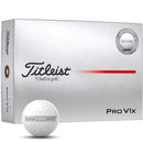 Titleist Pro V1x Enhanced Alignment Golf Balls - FREE Personalisation - White - 12 Pack