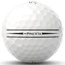 Titleist Pro V1x Left Dash Enhanced Alignment Golf Balls - White - 12 Pack