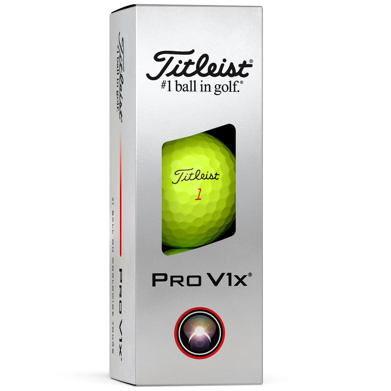 Titleist Pro V1x Golf Balls - Yellow - 12 Pack