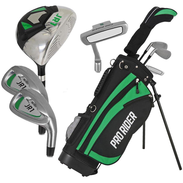 Pro Rider JR1 Golf Junior 5-Piece Package Set - 5-8 Years - Green