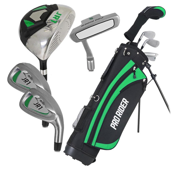 Pro Rider JR1 Golf Junior 5-Piece Package Set - 9-11 Years - Green