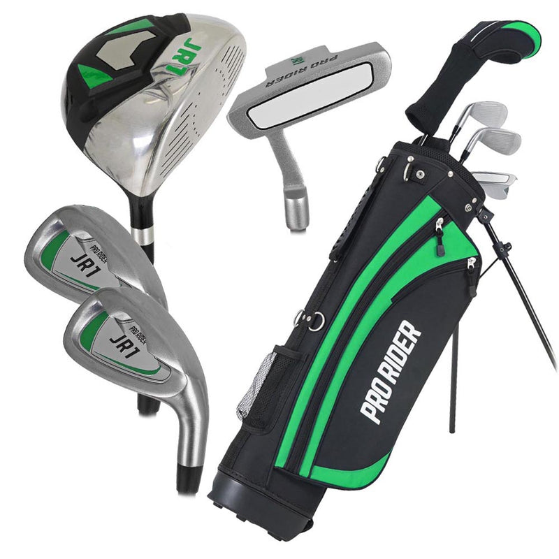 Pro Rider JR1 Golf Junior 5-Piece Package Set - 9-11 Years - Green