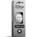 Titleist Pro V1x Left Dash AIM Blue Line Performance Golf Balls - White - 3 Sleeve