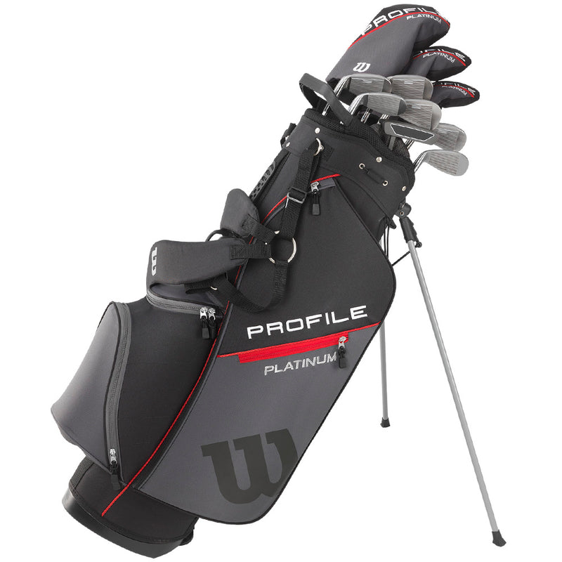 Wilson Profile Platinum 11-Piece Stand Bag Package Set - Steel
