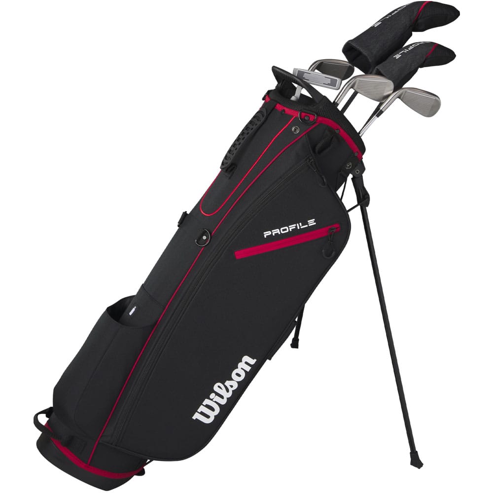 Wilson Profile 7-Piece Stand Bag Package Set - Graphite Wilson Profile 7-Piece Stand Bag Package Set - Graphite