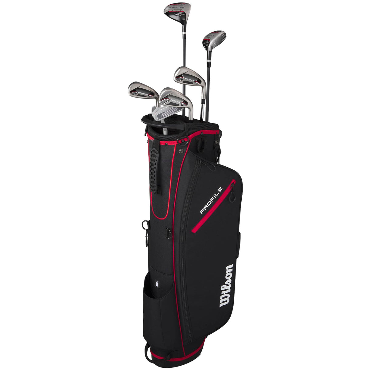 Wilson Profile 7-Piece Stand Bag Package Set - Graphite