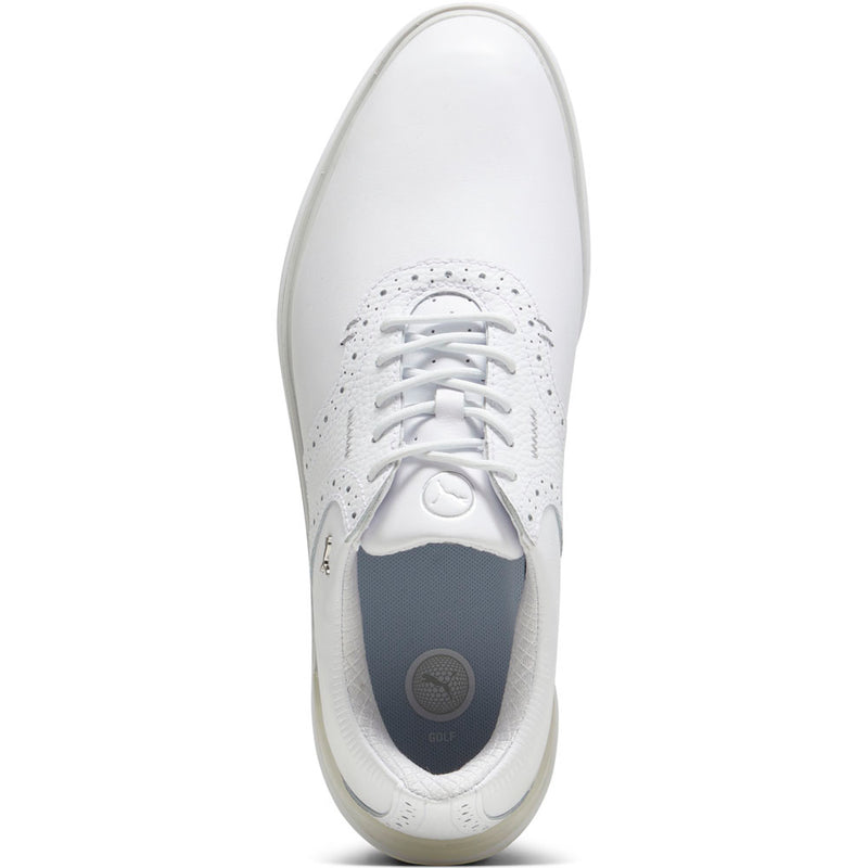 Puma Avant Spikeless Waterproof Shoes - White/Ash Gray/White