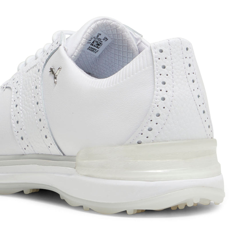 Puma Avant Spikeless Waterproof Shoes - White/Ash Gray/White