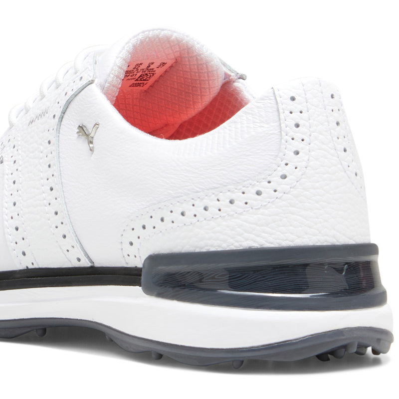 Puma Avant Wingtip Spikeless Waterproof Shoes - White/White