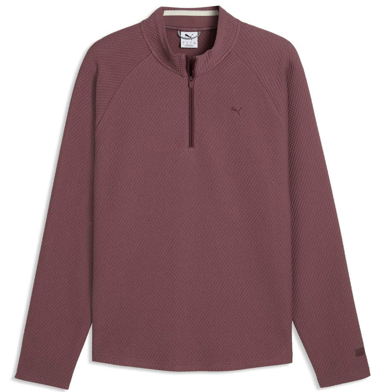 Puma Boulder 2.0 1/4 Zip Pullover - Rich Cocoa