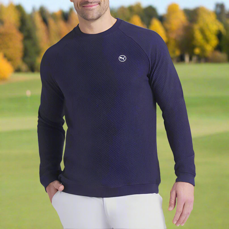 Puma Boulder 2.0 Crewneck Sweater - Deep Navy