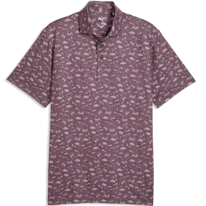 Puma Cloudspun Apres Polo Shirt - Rich Cocoa