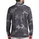Puma Cloudspun Bloom Camo 1/4 Zip Sweater - Puma Black/Slate Sky