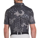 Puma Cloudspun Bloom Camo Polo Shirt - LC - Puma Black