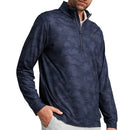 Puma Cloudspun Camo 1/4 Zip Pullover - Deep Navy