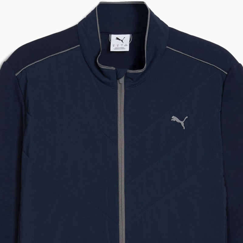 Puma Cloudspun Fleece Hybrid Jacket - Deep Navy