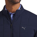 Puma Cloudspun Fleece Hybrid Jacket - Deep Navy