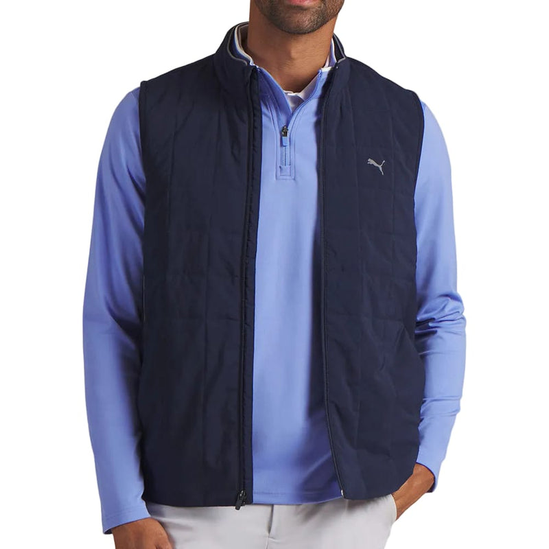 Puma Cloudspun Fleece Hybrid Vest - Deep Navy