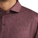 Puma Cloudspun Marine Botanical Polo Shirt - Rich Cocoa
