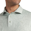 Puma Cloudspun Marine Botanical Polo Shirt - Soft Grass