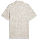 Puma Cloudspun Marine Botanical Polo Shirt - Warm White