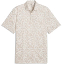Puma Cloudspun Marine Botanical Polo Shirt - Warm White